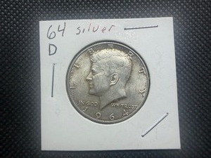 1964 D Kennedy Silver Half Dollar