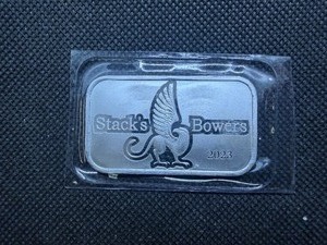 2023 Stacks and Bowers 1 oz Silver Bar