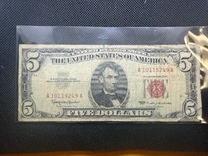 1963 Series Red Seal $5