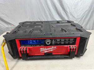 Milwaukee M18 Lithium-Ion Cordless PACKOUT RadioSpeaker with Built-In Charger
