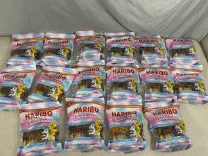 16 Bags of Haribo Gummy Unicorns - Share Size Bags