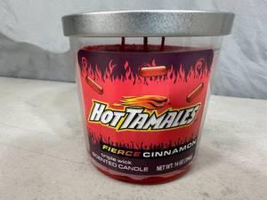 New Hot Tamales Cinnamon Triple Wick Scented Candle