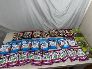 Assorted Candy, Haribo, Welchs Fruit Snacks, Sour Jacks, and More