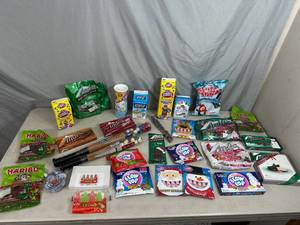 Assorted Candy, Andes Mints, Gumballs, Blow Pops, Candy Blox, and More