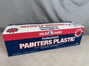New Roll of Painters Plastic - 12 ft x 400 ft
