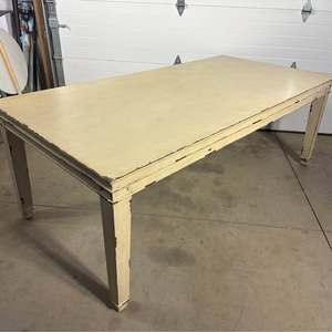 Beautiful 7 ft Shabby Chic Dining Table