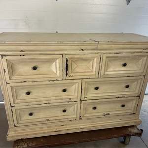 Beautiful Shabby Chic Oversized Buffet  Cabinet