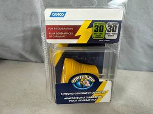 New Camco Generator RV Electrical Adapter - 30 Amp