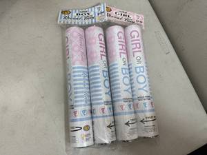 New Boy and Girl Gender Reveal Confetti Cannons