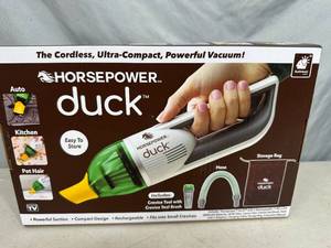 New Horsepower Duck Compact Cordless Vacuum