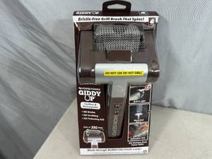 New Horsepower Giddy Up Rechargeable Electric Grill Brush