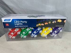 New Retro Travel Trailer Party Light String