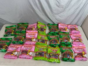 Assorted Haribo Gummy Candy, Sour Hearts, Snakes, and More