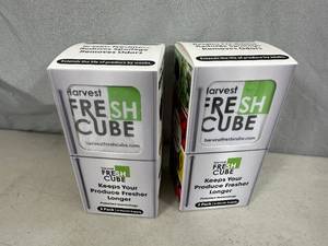 4 New Harvest Fresh Cubes for Refrigerator Freshness