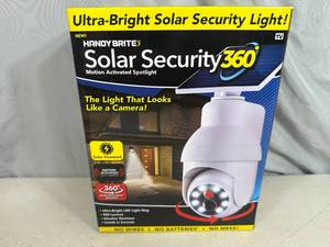 New Solar Security 360 Motion Activated Spotlight - Looks like Camera
