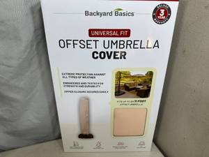 New Backyard Basics Offset Umbrella Cover