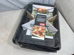 New Large Roaster Pan with Removable Rack