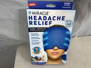 New Miracle Headache Relief Cooling and Compression Mask