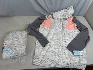 2 New Youth Long Sleeve Hooded Shirts - Size XL - 16