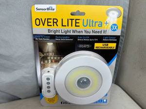 New Over Lite Ultra Motion Activated WallCeiling Light - Rechargeable
