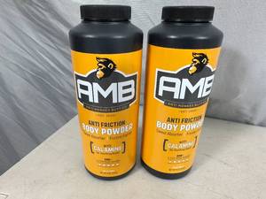 2 New Jars of AMB Anti Friction Body Powder