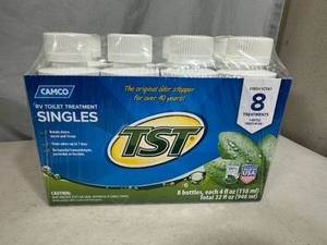 New 8 Pack of TST RV  Camper Toilet Treatment