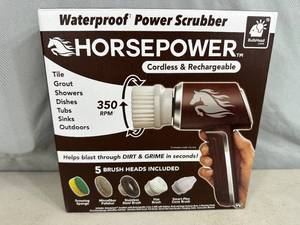 New Horsepower Waterproof Power Scrubber