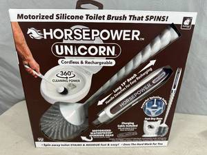 New Horsepower Unicorn Cordless Motorized Toilet Brush
