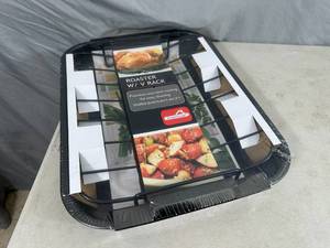 New Roaster Pan with V-Rack