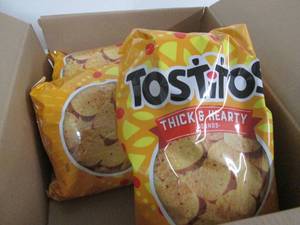 3 Two pound bags of Tostitos thick ...