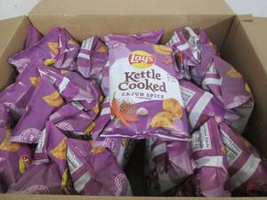 28 2.12ox bags of Lays kettle chips...