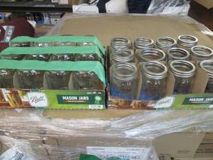 2 Flats of canning jars...