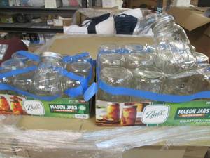 2 Flats of canning jars...