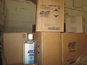 20 Cases of 4 33.8 oz Purell hand s...