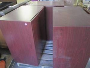 3 Wood frame with Metal drawers lat...