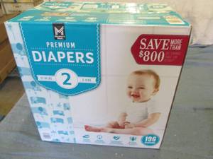 196 size 2 diapers...