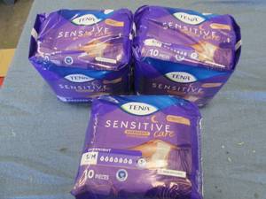 3 10 Packs Tena SM overnight under...