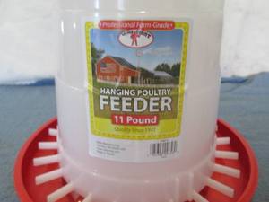 11pnd hanging poultry feeder...