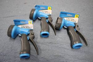 3- 8 Pattern Hose Nozzles...
