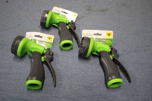 3- 8 Pattern Hose Nozzles...