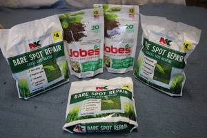 3 bags of grass seed mixture and 2 ...