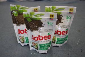 3 bags of jobes fertilizer tablets...