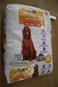 16lb Bag of Complete Dog Food For A...