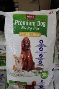 30lb Bag of Premium Dog Food For Ad...