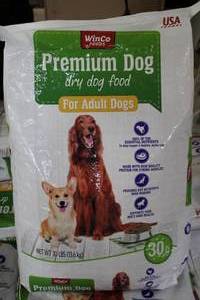 30lb Bag of Premium Dog Food For Ad...