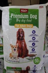 30lb Bag of Premium Dog Food For Ad...