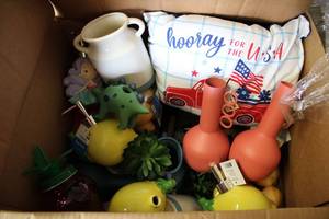 Overstock Box Decor, vases, soap ...