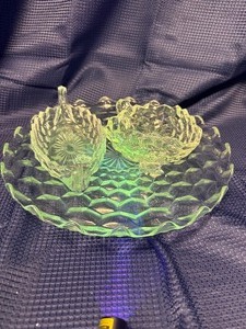 3 pieces of vintage fostoria American glass