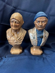 Vintage ceramic busts