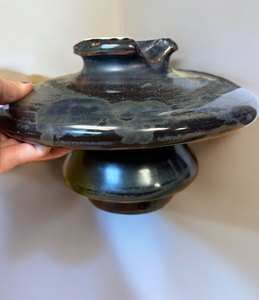 Vintage industrial porcelain electrical insulator